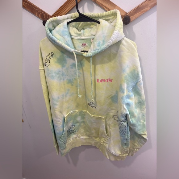 LEVIS TIE DYE EMBROIDERED HOODIE - Picture 2 of 8